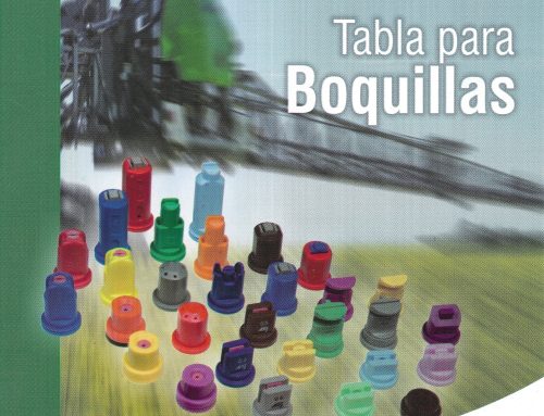 Tabla de valores – boquillas