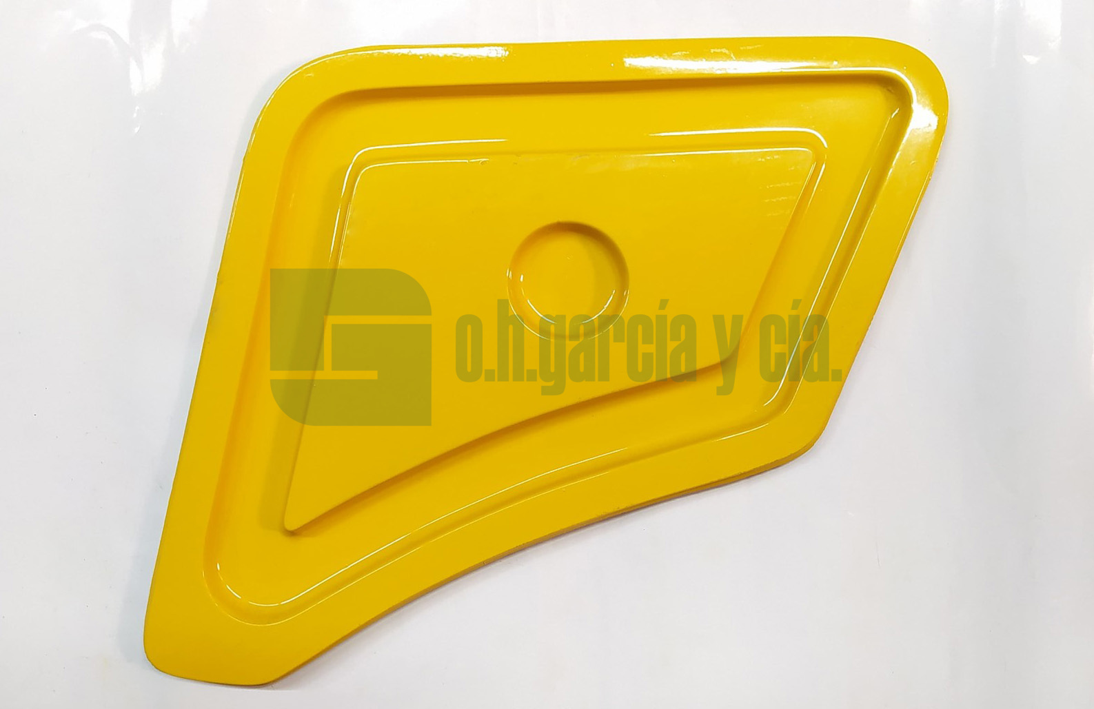 Tapa de inspección para cabina amarilla de fibra de vidrio